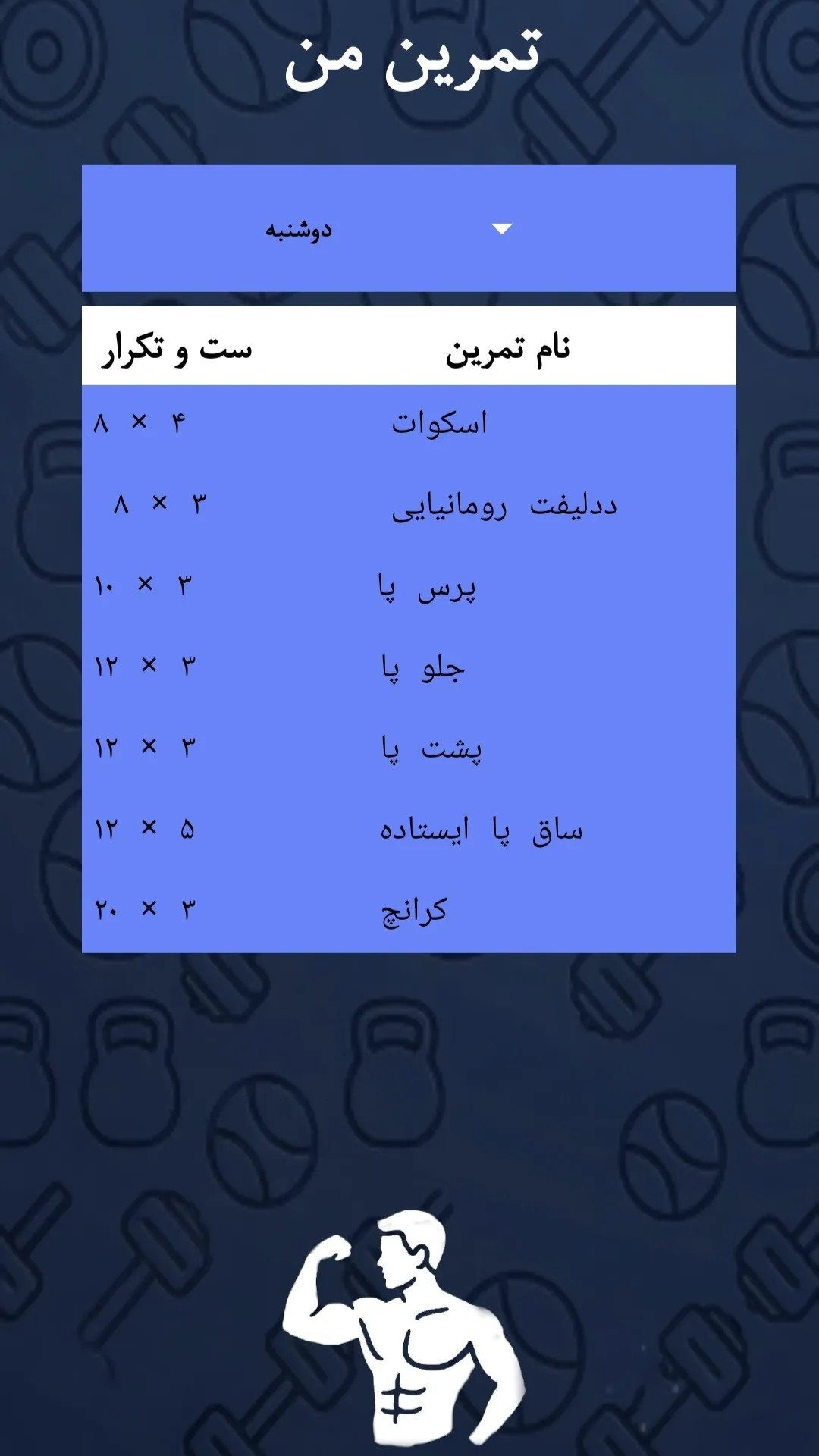 تصویر اپلیکیشن تمرینک